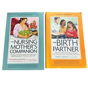 Pregnancy Book Bundle: Nursing Mothers Companion (8th) & The Birth Partner (5th)